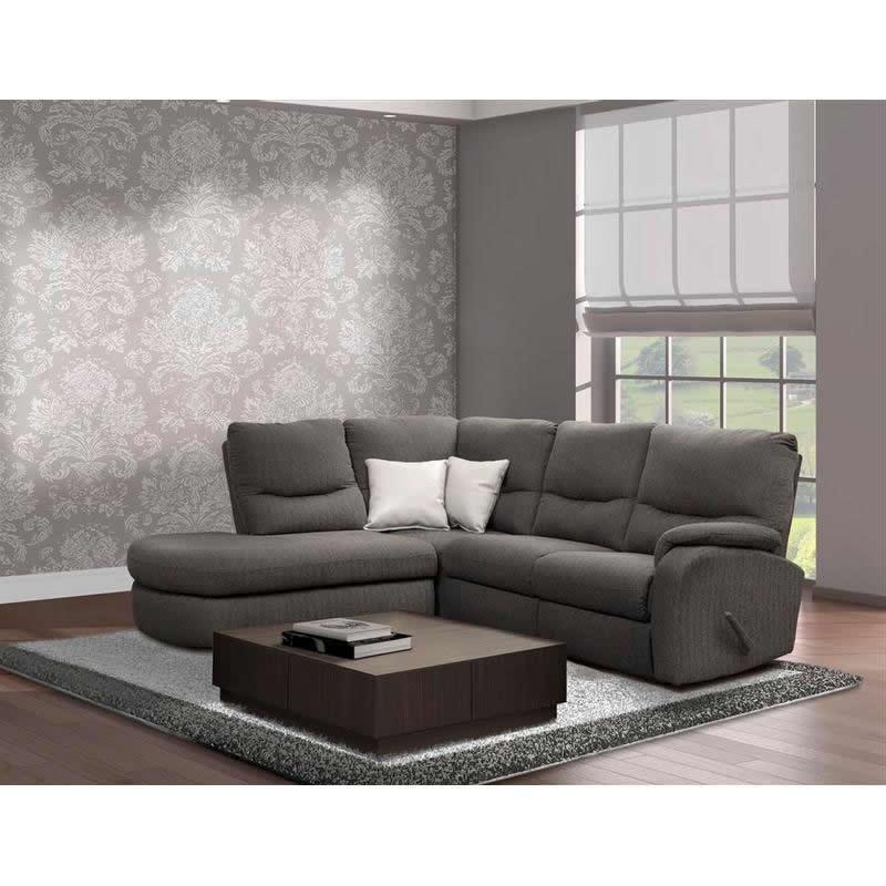 Elran Eva Reclining Fabric Sectional F2066-Z4CAR-GR.20 IMAGE 1