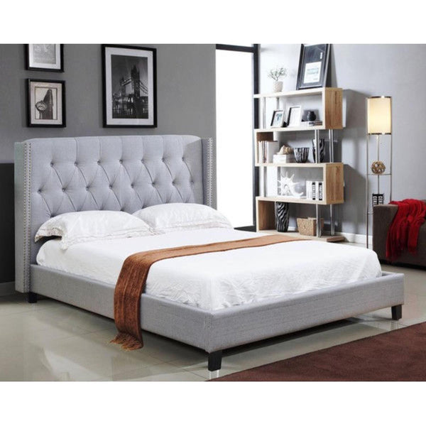 IFDC King Upholstered Platform Bed IF 5801 - 78 IMAGE 1