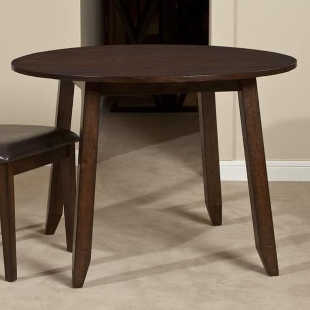 Intercon Furniture Round Kona Dining Table KA-TA-4242D-RAI-C IMAGE 1