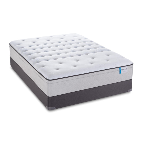 Sealy Anniversary Plush Faux Euro Top Mattress Set (Twin) IMAGE 1