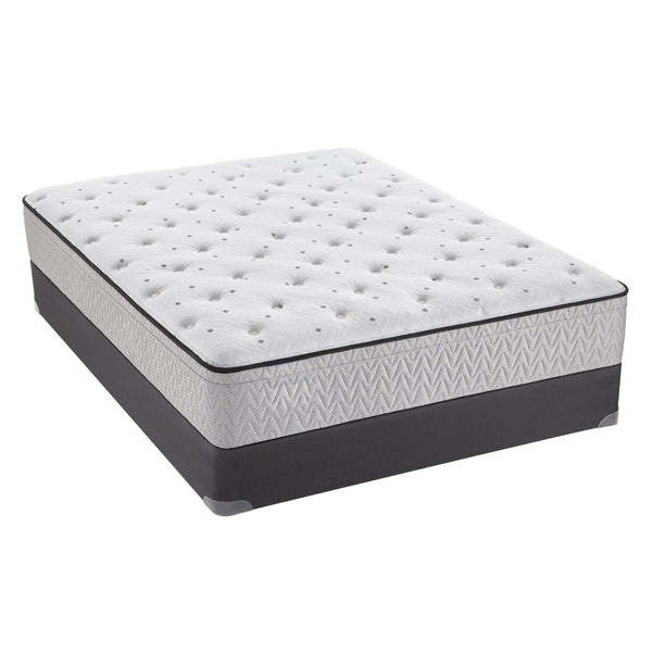 Sealy Clairebrook Cushion Firm Mattress Set (Queen) IMAGE 1