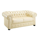 ESF Wholesale Furniture Stationary Leather Loveseat 258 Loveseat IMAGE 1