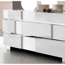 ESF Wholesale Furniture Status Caprice 3-Drawer Dresser Status Caprice White Dresser IMAGE 1