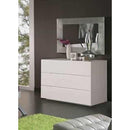 ESF Wholesale Furniture Nina Dresser Mirror Nina E96 Dresser Mirror Silver IMAGE 2