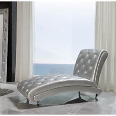 ESF Wholesale Furniture Lorena Leather Look Chaise Lorena B6 Chaise IMAGE 1