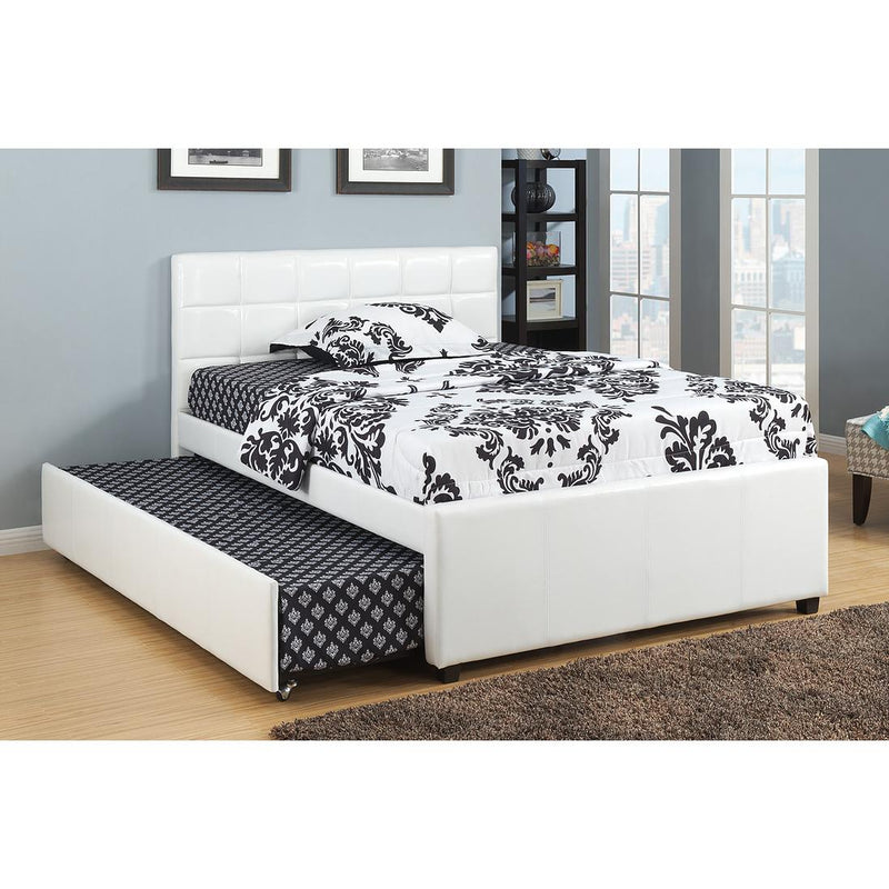 IFDC Full Upholstered Platform Bed IF 124 - 54 IMAGE 1