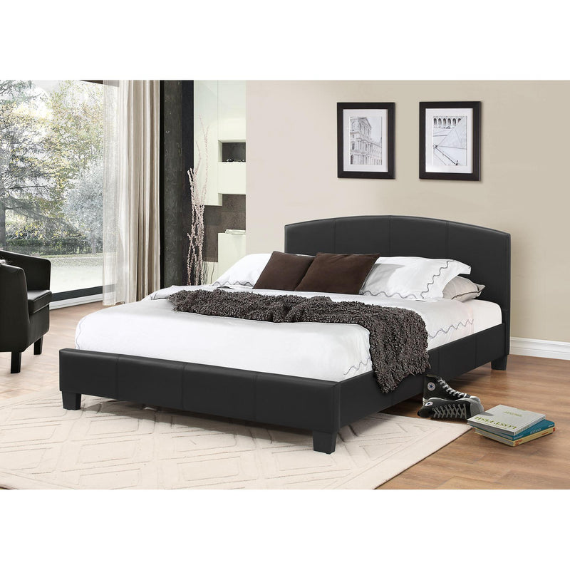 IFDC Full Upholstered Platform Bed IF 133B - 54 IMAGE 1