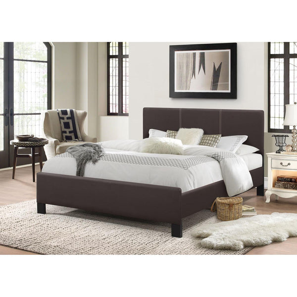 IFDC Full Upholstered Platform Bed IF 173 - 54 IMAGE 1