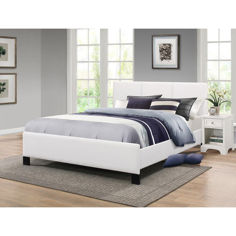 IFDC Full Upholstered Platform Bed IF 179 - 54 IMAGE 1