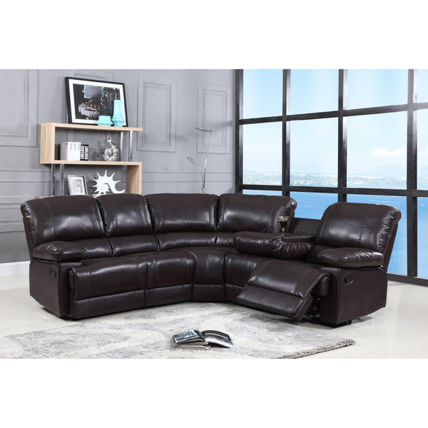 IFDC Reclining Leather Air Sectional IF 9090 IMAGE 1