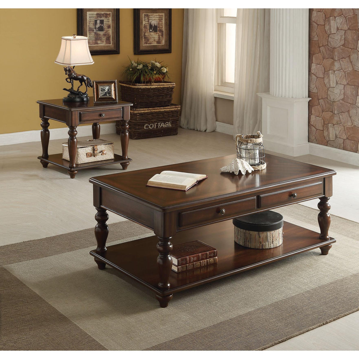 Acme Furniture Farrel 82745 Coffee Table with Lift Top