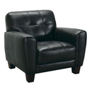 Violino Kohala Stationary Leather Chair Kohala 31376-1 Chair (Black) IMAGE 2