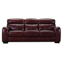 Violino Lanikai Stationary Leather Sofa Lanikai 31414-3 Sofa (Burgundy) IMAGE 1
