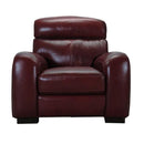 Violino Lanikai Stationary Leather Chair Lanikai 31414-1 Chair (Burgundy) IMAGE 1
