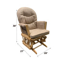 Acme Furniture Rehan 59332 Glider Chair & Ottoman IMAGE 7