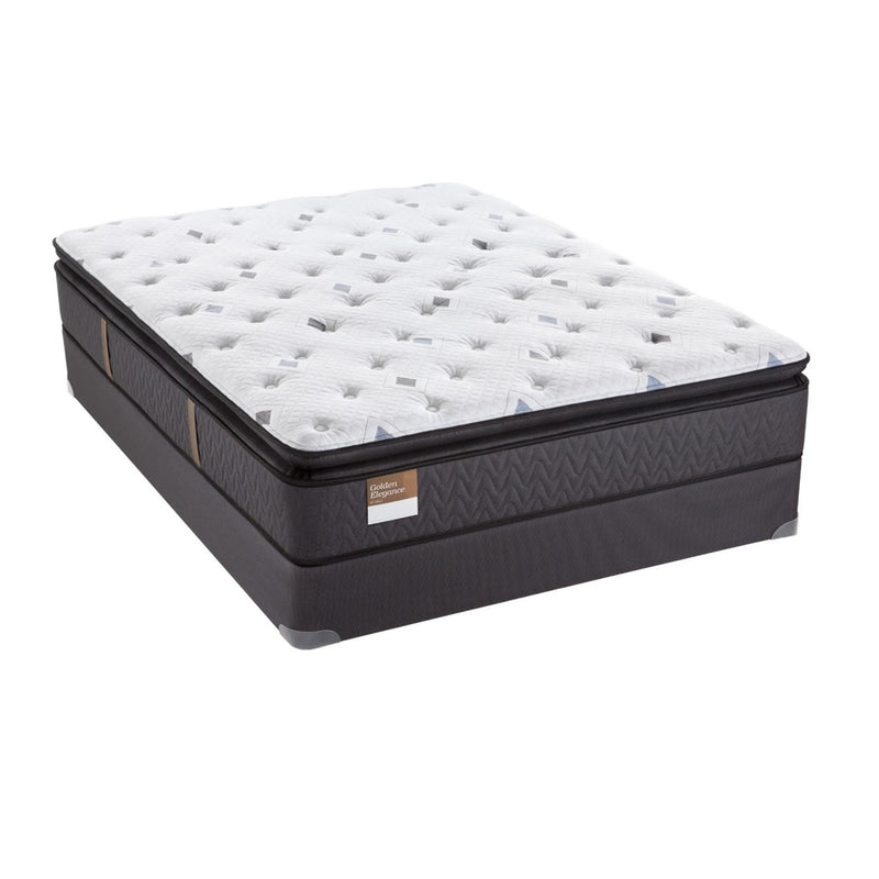 Sealy Gilded Breath Plush Euro Pillow Top Mattress (Twin) IMAGE 2