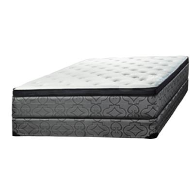 IFDC Comfort Plus Firm Euro Top Mattress Set (Queen) IMAGE 1