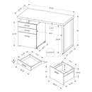 Monarch Office Desks Desks I 7426 IMAGE 5
