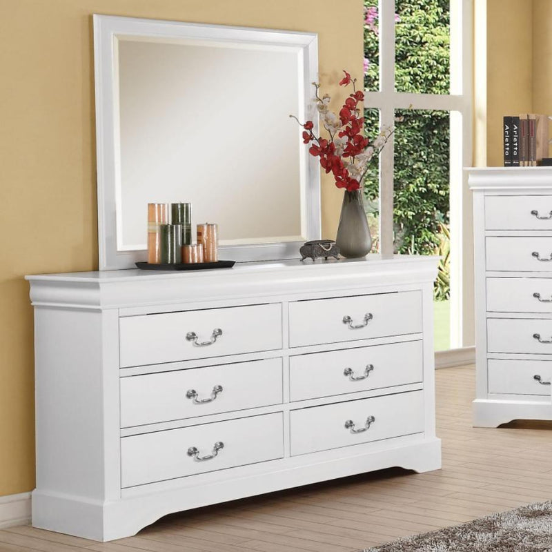 Acme Furniture Louis Philippe III 6-Drawer Dresser 24505 IMAGE 2