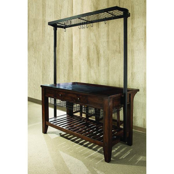 Intercon Furniture Kitchen Islands and Carts Islands KA-CA-CI5836-RAI-C/KA-CA-RACK-RAI-C IMAGE 1