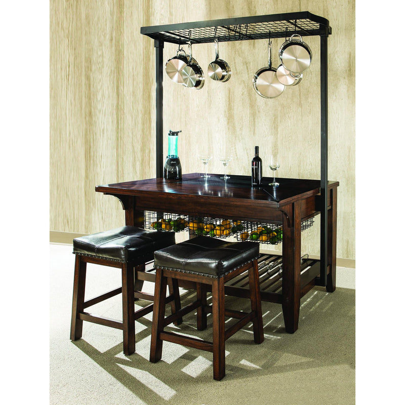 Intercon Furniture Kitchen Islands and Carts Islands KA-CA-CI5836-RAI-C/KA-CA-RACK-RAI-C IMAGE 3