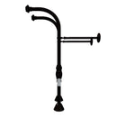 Cambridge Plumbing (CAM 398-ORB) Floor Mount/Free Standing Dual Tub Plumbing (No faucets)