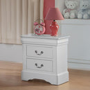 Acme Furniture Louis Philippe III 2-Drawer Nightstand 24503 IMAGE 1