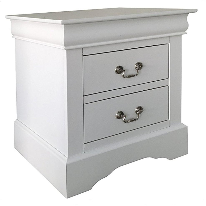 Acme Furniture Louis Philippe III 2-Drawer Nightstand 24503 IMAGE 1