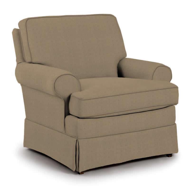 Best Home Furnishings Quinn Swivel Glider Fabric Chair 1577-21799 IMAGE 1