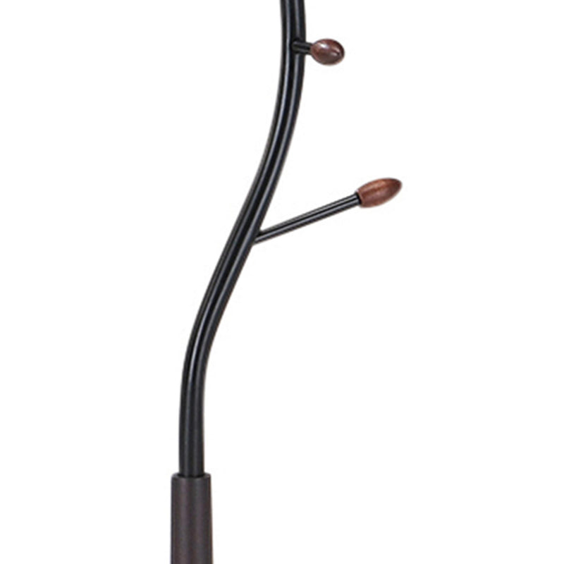 Worldwide Home Furnishings Brancha 552-886 Coat Rack - Black and Walnut IMAGE 5