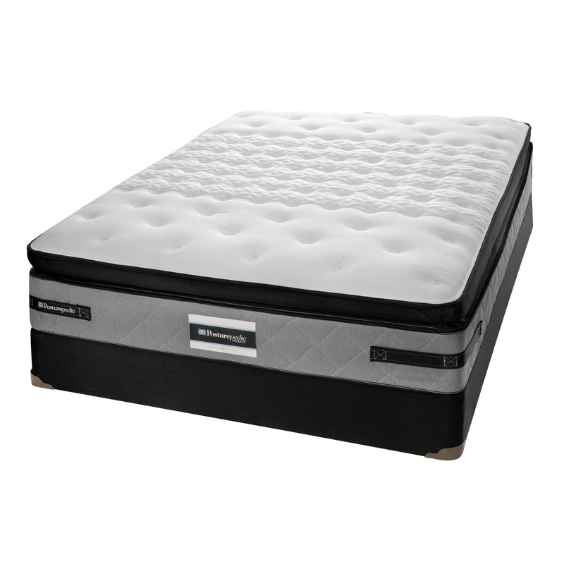 Sealy Riel Euro Pillow Top Mattress Set (Twin) IMAGE 1