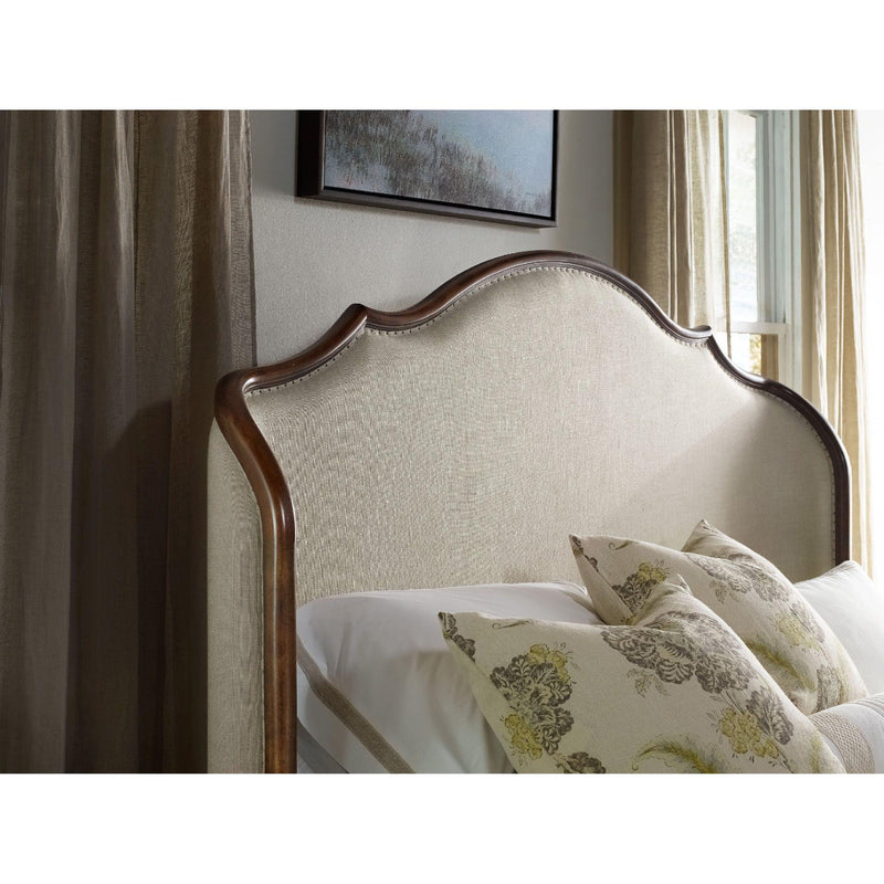 Hooker Furniture Archivist Queen Upholstered Platform Bed 5447-90850 IMAGE 2