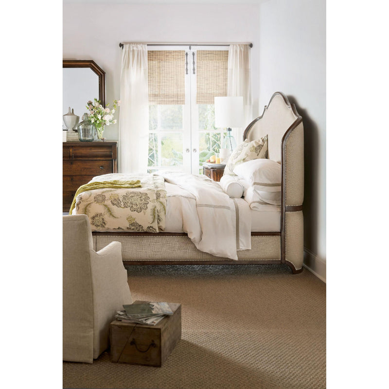 Hooker Furniture Archivist Queen Upholstered Platform Bed 5447-90850 IMAGE 3