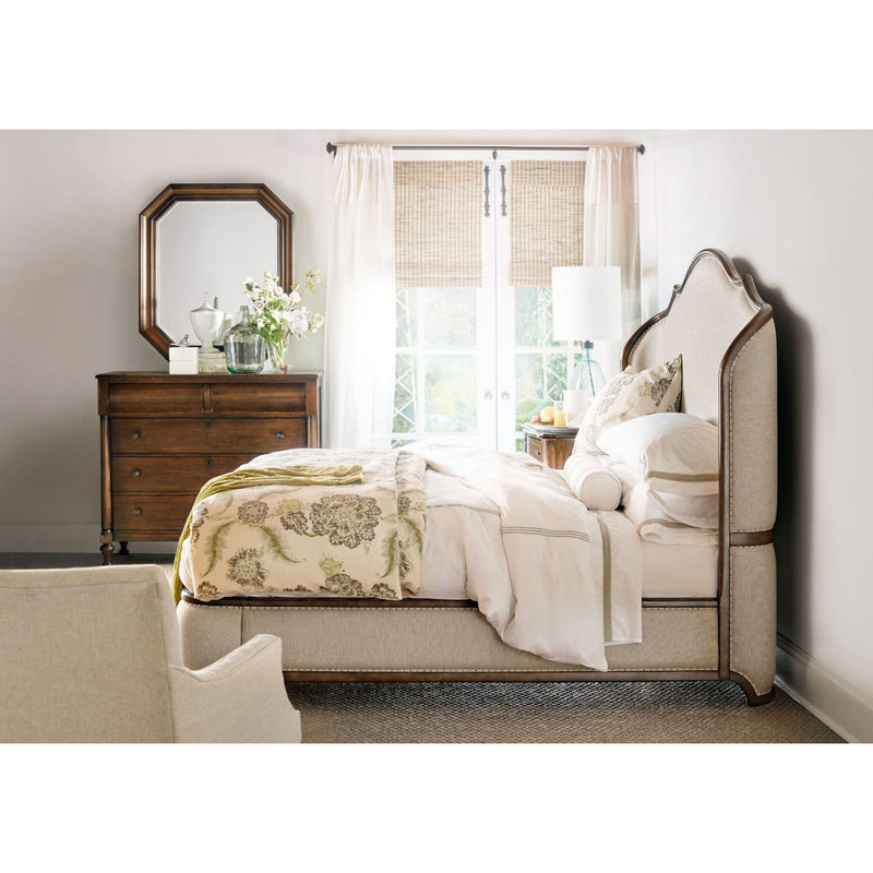 Hooker Furniture Archivist California King Upholstered Panel Bed 5447-90860 IMAGE 4