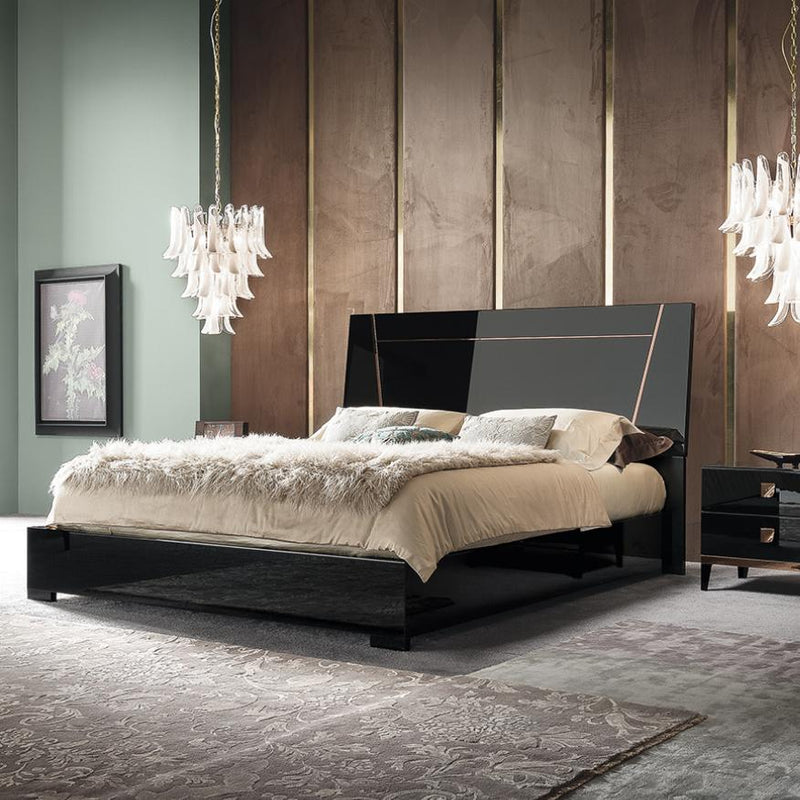 ALF Italia Mont Noir Queen Platform Bed PJMT0150NE IMAGE 1