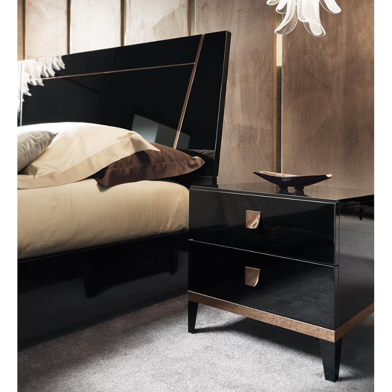 ALF Italia Mont Noir 2-Drawer Nightstand KJMT130NE IMAGE 1