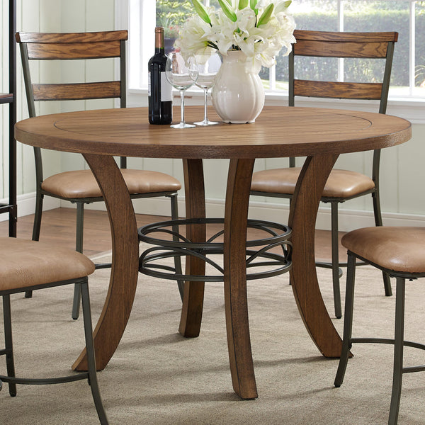 Bernards Round Avery Dining Table with Pedestal Base 4430 IMAGE 1