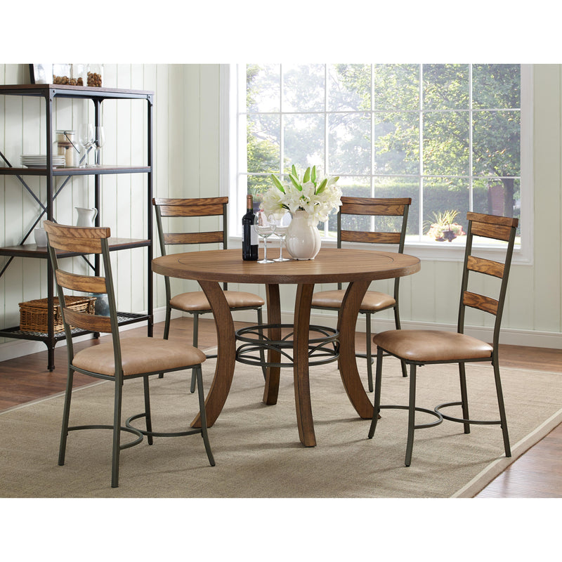 Bernards Round Avery Dining Table with Pedestal Base 4430 IMAGE 2