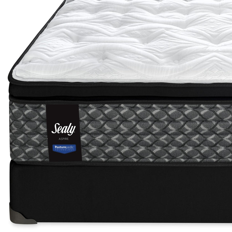 Sealy Woodrow Firm Euro Pillow Top Mattress (Twin) IMAGE 3