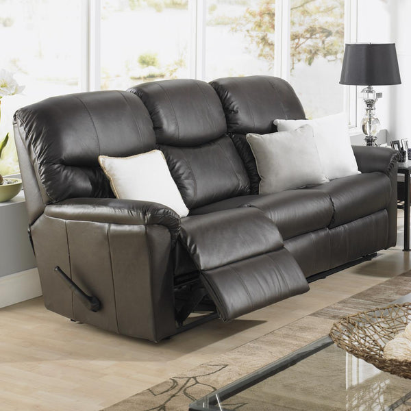 Elran Uno Power Reclining Leather Sofa 20406-MEC-OP IMAGE 1