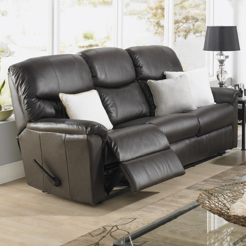 Elran Uno Power Reclining Leather Sofa 20406-MEC-OP IMAGE 1