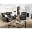 Elran Uno Power Reclining Leather Sofa 20406-MEC-OP IMAGE 2