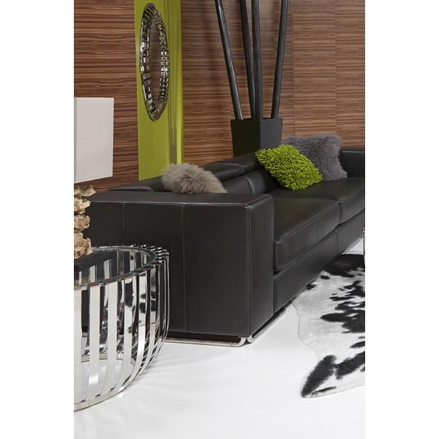 Bellini Modern Living Roza End Table Roza End Table - Silver IMAGE 1