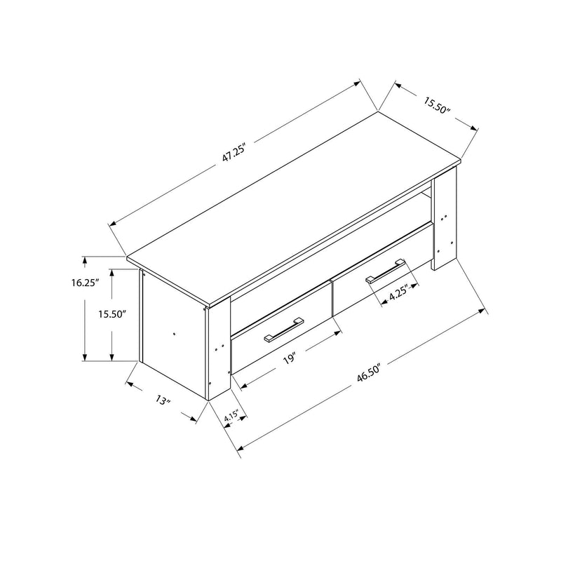 Monarch TV Stand I 2600 IMAGE 5