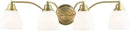 Livex Lighting 13674-02 Casual Transitional 4-Light Polished Brass Bath Vanity 63222