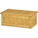 Crate Designs Furniture Storage Bench 8008 Storage Bench - Yellow IMAGE 1