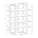 Monarch Bookcases 4-Shelf I 7239 IMAGE 5