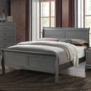  Furniture of America Louis Philippe III Queen Sleigh Bed CM7866GY-Q-BED IMAGE 4