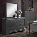  Furniture of America Louis Philippe III Dresser Mirror CM7866GY-M IMAGE 2