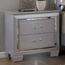 Furniture of America Bellanova 2-Drawer Nightstand CM7979SV-N IMAGE 1